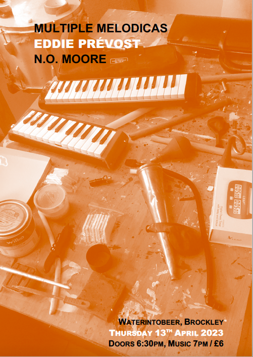 Multiple Melodica poster for their 2023 concert Multiple Melodicas Poster Apr 23