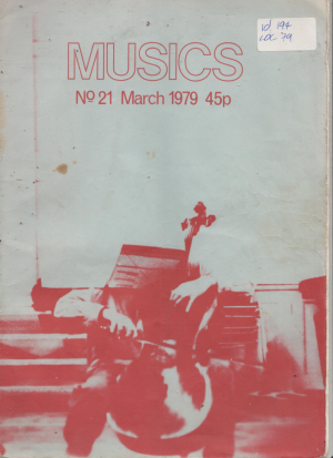Practising, in the March 1979 edition of Musics magazine